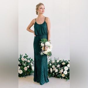Emerald Gigi Beaded Revelry Dress
